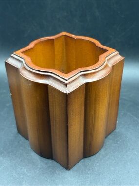 Bombay Wooden Desk Organizer Pen Caddy Pencil Holder Desktop Accessory Decor